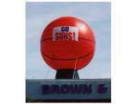 Basketball cold-air inflatable - balloons for sale and rent.