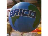 Earth advertising inflatable - globe helium balloons made in the USA.