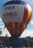 custom advertising balloons - giant hot-air balloon shape cold-air inflatable