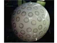 golf ball balloon - golfball shape cold-air inflatables for sale and rent.