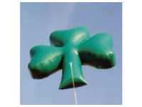 Shamrock helium advertising inflatable - great for events and trade shows!